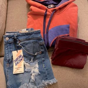 Juniors Casual - hoodie, shorts, leggings